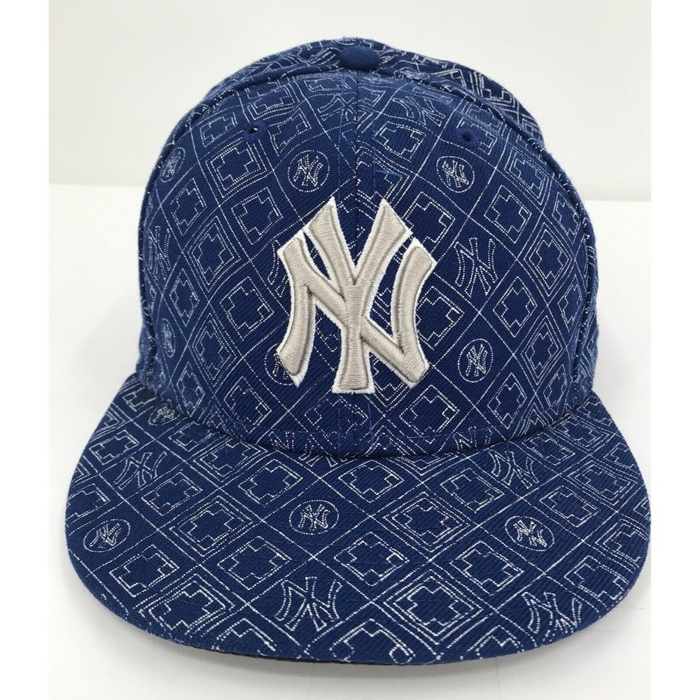 Vintage New Era New York Yankees Blue White Baseball Hat Cap